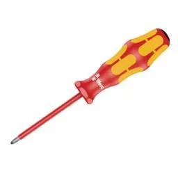 screwdriver Wera PZ1 x 80mm Pozidriv Kraftform Plus Series 100 VDE Screwdriver - screwdriver Wera PZ1 x 80mm Pozidriv Kraftform Plus Series 100 VDE Screwdriver
