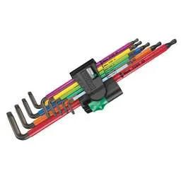 t hex keys Wera 9 Piece Multicolour BlackLaser Long Torx Key Set - t hex keys Wera 9 Piece Multicolour BlackLaser Long Torx Key Set