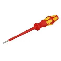 screwdriver Wera 3mm x 100mm Slotted Kraftform Plus Series 100 VDE Screwdriver - screwdriver Wera 3mm x 100mm Slotted Kraftform Plus Series 100 VDE Screwdriver