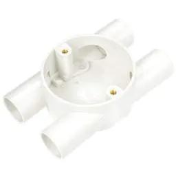 Centaur 20mm PVC Conduit H Box White