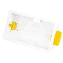 DRYLINING Centaur 2 Gang Dry Lining Box 35 mm White (Sold in 1's) - DRYLINING Centaur 2 Gang Dry Lining Box 35 mm White (Sold in 1's)