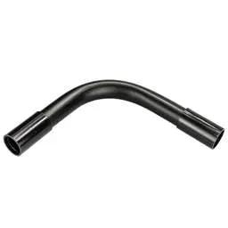 Centaur 20mm PVC Heavy Gauge Normal Bend fitted with 2 Couplers Black