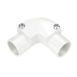 Centaur 20mm PVC Conduit Inspection Elbow White