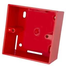 back box Centaur 1 Gang 44mm PVC Surface Box Square Corners Red 1 x Entry - Back Box back box Centaur 1 Gang 44mm PVC Surface Box Square Corners Red 1 x Entry Back Box