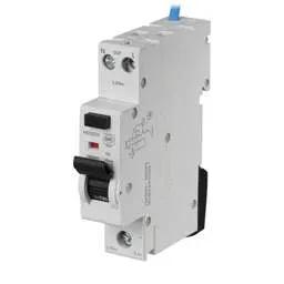 Electrical Lighting MK Sentry 6A Double Pole 1 Module Bidirectional C Curve 6kA 30mA Type A Compact RCBO - Electrical Lighting MK Sentry 6A Double Pole 1 Module Bidirectional C Curve 6kA 30mA Type A Compact RCBO