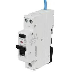Electrical Lighting MK Sentry 10A Double Pole 1 Module Bidirectional B Curve 6kA 30mA Type A Compact RCBO - Electrical Lighting MK Sentry 10A Double Pole 1 Module Bidirectional B Curve 6kA 30mA Type A Compact RCBO