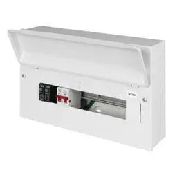 Electrical Lighting MK Sentry 16 Way 100A Isolator Incomer Metal Clad Consumer Unit with Type 2 SPD - Electrical Lighting MK Sentry 16 Way 100A Isolator Incomer Metal Clad Consumer Unit with Type 2 SPD