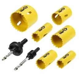CK Tools CK Electrician Holesaw Kit 9 Piece - CK Tools CK Electrician Holesaw Kit 9 Piece