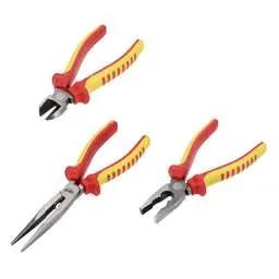 pliers and cutters Avit 3 Piece Insulated Plier Set - pliers and cutters Avit 3 Piece Insulated Plier Set