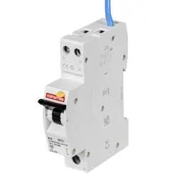 Electrical Lighting Contactum 16A Single Pole 1 Module B Curve 6kA 30mA Type A RCBO - Electrical Lighting Contactum 16A Single Pole 1 Module B Curve 6kA 30mA Type A RCBO