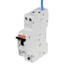 Electrical Lighting Contactum 50A Single Pole 1 Module C Curve 6kA 30mA Type A RCBO - Electrical Lighting Contactum 50A Single Pole 1 Module C Curve 6kA 30mA Type A RCBO