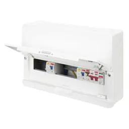Electrical Lighting Contactum 10 Way Dual 100A RCD High Integrity Metal Clad Consumer Unit with Type 2 SPD - Electrical Lighting Contactum 10 Way Dual 100A RCD High Integrity Metal Clad Consumer Unit with Type 2 SPD