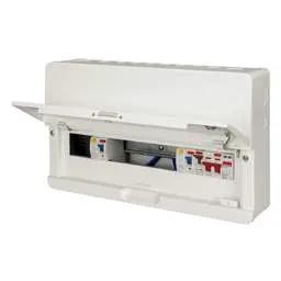 Electrical Lighting Contactum 12 Way Dual 100A RCD High Integrity Metal Clad Consumer Unit with Type 2 SPD - Electrical Lighting Contactum 12 Way Dual 100A RCD High Integrity Metal Clad Consumer Unit with Type 2 SPD