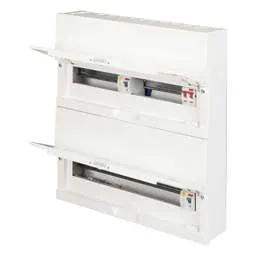 Electrical Lighting Contactum 38 Way Dual 100A Type A RCD High Integrity Metal Clad Consumer Unit - Electrical Lighting Contactum 38 Way Dual 100A Type A RCD High Integrity Metal Clad Consumer Unit