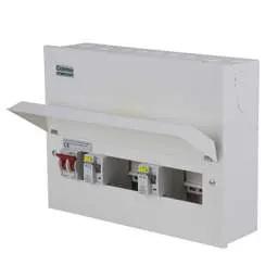 Electrical Lighting Crabtree Starbreaker 1 + 4 + 4 Dual 80A RCD High Integrity Metal Clad Consumer Unit - Electrical Lighting Crabtree Starbreaker 1 + 4 + 4 Dual 80A RCD High Integrity Metal Clad Consumer Unit