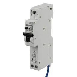 Electrical Lighting Cudis ROSB 20A 1P+N 1 Module B Curve 10kA 30mA Type A RCBO - Electrical Lighting Cudis ROSB 20A 1P+N 1 Module B Curve 10kA 30mA Type A RCBO