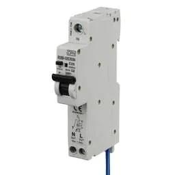 Electrical Lighting Cudis ROSB 25A 1P+N 1 Module C Curve 10kA 30mA Type A RCBO - Electrical Lighting Cudis ROSB 25A 1P+N 1 Module C Curve 10kA 30mA Type A RCBO