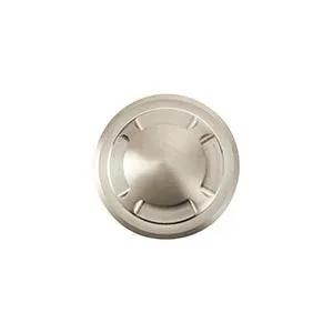 Brushed metal dimmer switch knob for electrical lighting and home wiring accessories