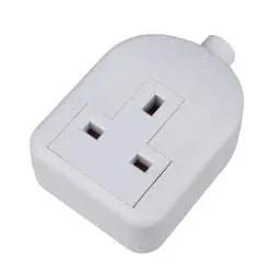 Extension Leads Deta 13A 1 Gang Rubber Trailing Socket White - Extension Leads Deta 13A 1 Gang Rubber Trailing Socket White
