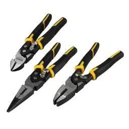 pliers and cutters DeWALT 3 Piece Compound Action Pliers Set - pliers and cutters DeWALT 3 Piece Compound Action Pliers Set