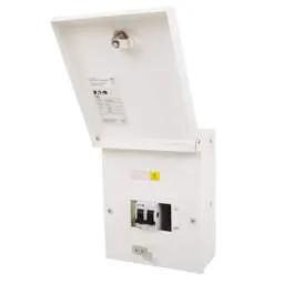 Electrical Lighting Eaton 2 Way 63A Isolator Incomer Metal Clad Consumer Unit - Electrical Lighting Eaton 2 Way 63A Isolator Incomer Metal Clad Consumer Unit