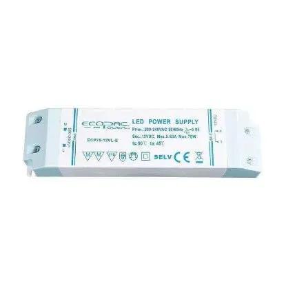Non-dimmable constant voltage LED driver 75W for LED lighting installations