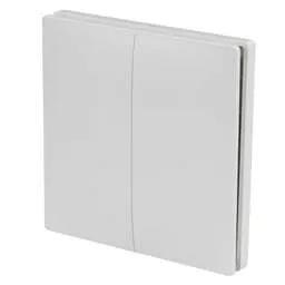 Kinectic Enerj ECO Range 2 Gang Wireless Kinetic Switch White - Kinectic Enerj ECO Range 2 Gang Wireless Kinetic Switch White