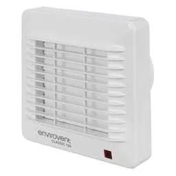 auto shutter Envirovent 100mm 4" Classic Auto Shutter Fan with Timer - auto shutter Envirovent 100mm 4" Classic Auto Shutter Fan with Timer