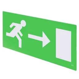 EMERGECNY LIGHTING Eterna Right Arrow Legend for EXIT3MLED and SEEXIT3ML Exit Boxes - EMERGECNY LIGHTING Eterna Right Arrow Legend for EXIT3MLED and SEEXIT3ML Exit Boxes