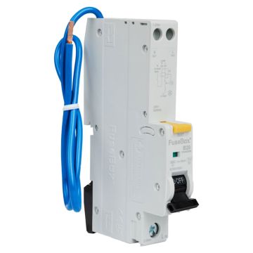 Fusebox RCBO Fusebox RCBO 20A Type A Single Pole 6kA RTA062030B - Fusebox RCBO Fusebox RCBO 20A Type A Single Pole 6kA RTA062030B