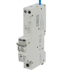 Electrical Lighting Garo 16A Double Pole 1 Module B Curve 6kA 30mA Type A AFDD Combined RCBO - Electrical Lighting Garo 16A Double Pole 1 Module B Curve 6kA 30mA Type A AFDD Combined RCBO