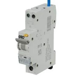 Electrical Lighting Garo 20A Double Pole 1 Module B Curve 6kA 30mA Compact Type A RCBO - Electrical Lighting Garo 20A Double Pole 1 Module B Curve 6kA 30mA Compact Type A RCBO