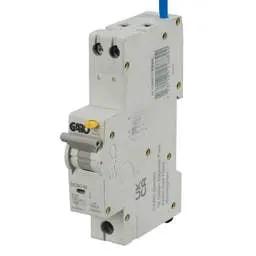 Electrical Lighting Garo 32A Double Pole 1 Module Bidirectional B Curve 6kA 30mA Type A RCBO - Electrical Lighting Garo 32A Double Pole 1 Module Bidirectional B Curve 6kA 30mA Type A RCBO