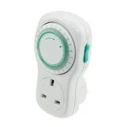 Electrical Lighting Greenbrook 24 Hour Mechanical Plug In Timer Adaptor - Electrical Lighting Greenbrook 24 Hour Mechanical Plug In Timer Adaptor