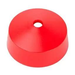 Electrical Lighting Hager Klik 6A 3 Pin Ceiling Rose Cover Red - Electrical Lighting Hager Klik 6A 3 Pin Ceiling Rose Cover Red