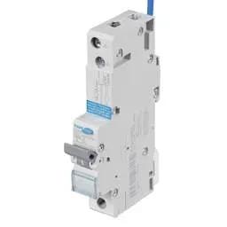 Electrical Lighting Hager 50A Single Pole 1 Module C Curve 10kA 30mA Type A RCBO - Electrical Lighting Hager 50A Single Pole 1 Module C Curve 10kA 30mA Type A RCBO