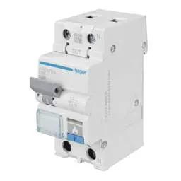 Electrical Lighting Hager 25A 1P+N 2 Module C Curve 10kA 30mA Type A AFDD Combined MCB - Electrical Lighting Hager 25A 1P+N 2 Module C Curve 10kA 30mA Type A AFDD Combined MCB