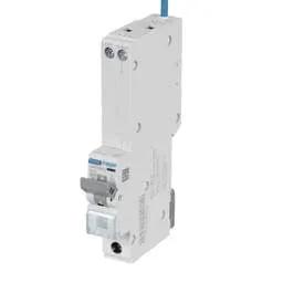 Hager Hager 25A 1P+N 1 Module B Curve 6kA 30mA Type A AFDD Combined RCBO - Hager Hager 25A 1P+N 1 Module B Curve 6kA 30mA Type A AFDD Combined RCBO