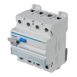 Electrical Lighting Hager 63A 4 Pole 300mA Type A RCD - Electrical Lighting Hager 63A 4 Pole 300mA Type A RCD