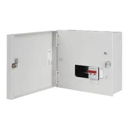 Electrical Lighting Hager 100A 4 Way Type A SP+N Metalclad Distribution Board with Incomer - Invicta 3 Electrical Lighting Hager 100A 4 Way Type A SP+N Metalclad Distribution Board with Incomer Invicta 3