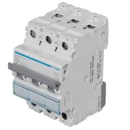 Electrical Lighting Hager 40A Triple Pole 10kA B Curve MCB - Electrical Lighting Hager 40A Triple Pole 10kA B Curve MCB