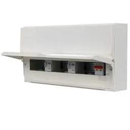 Electrical Lighting Hager 16 Way Dual 100A RCD High Integrity Metal Clad Consumer Unit - Design 10 Electrical Lighting Hager 16 Way Dual 100A RCD High Integrity Metal Clad Consumer Unit Design 10