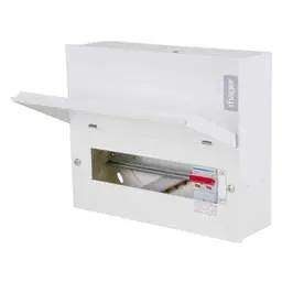 Electrical Lighting Hager 10 Way 100A Isolator Incomer Metal Clad Consumer Unit - Switch Disconnector Electrical Lighting Hager 10 Way 100A Isolator Incomer Metal Clad Consumer Unit Switch Disconnector