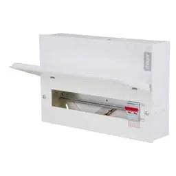 Electrical Lighting Hager 14 Way 100A Isolator Incomer Metal Clad Consumer Unit - Switch Disconnector Electrical Lighting Hager 14 Way 100A Isolator Incomer Metal Clad Consumer Unit Switch Disconnector
