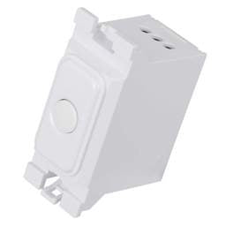 Electrical Lighting Hager Sollysta 1 Gang Trailing Edge Grid Dimmer - Electrical Lighting Hager Sollysta 1 Gang Trailing Edge Grid Dimmer