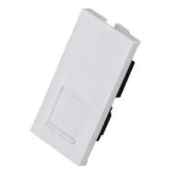 Electrical Lighting Hager Sollysta RJ11 Euro Module White - Electrical Lighting Hager Sollysta RJ11 Euro Module White