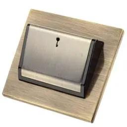 hamilton Hamilton Hartland Hotel Key Card Switch Black Insert Antique Brass - hamilton Hamilton Hartland Hotel Key Card Switch Black Insert Antique Brass