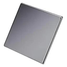 hamilton Hamilton 1 Gang Blank Plate Screwless Bright Chrome - hamilton Hamilton 1 Gang Blank Plate Screwless Bright Chrome