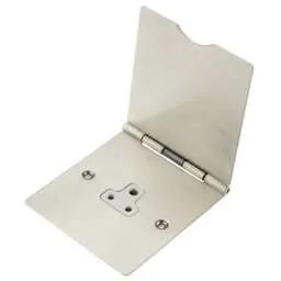 floor sockets Hamilton 2A 1 Gang Unswitched Floor Socket White Insert Satin Chrome - floor sockets Hamilton 2A 1 Gang Unswitched Floor Socket White Insert Satin Chrome