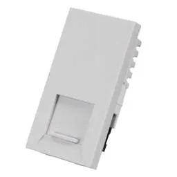 hamilton Hamilton EuroFix RJ45 Cat 6 Outlet Module White - hamilton Hamilton EuroFix RJ45 Cat 6 Outlet Module White